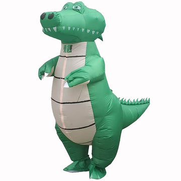 Becostume Inflatable Crocodile Costume Halloween Air Blow Up Crocodile Costume Adult